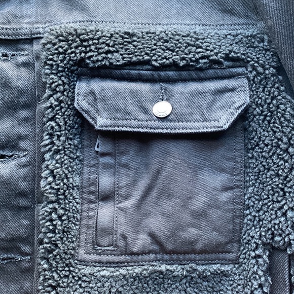 Hugo Boss Denim Sherpa Jacket - Picture 8 of 14